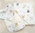 JUEGO DE TOALLON, BANDANA Y BABITA- ANIMALITOS BABY BLANCO
