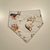 BABERO BANDANA- NATURALEZA- BLANCO