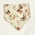 BABERO BANDANA- ANIMALITOS NORDICOS -BLANCO