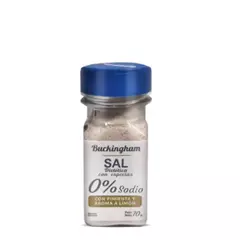 SAL DIETETICA C/ PIMIENTA Y AROMA A LIMÓN X 70 GR - BUCKINGHAM