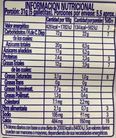 GALLETITA SABOR LECHE CLASICA X 165 GR - OKEBON - comprar online