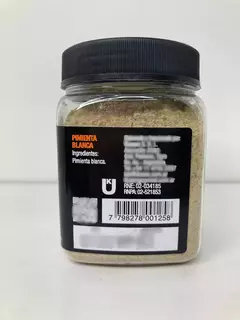 PIMIENTA BLANCA MOLIDA SIN TACC X 150 GR - DUSEN - comprar online