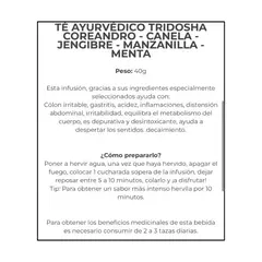 TÉ EN HEBRAS TRIDOSHA X 40 GR - MAYADEVI - comprar online