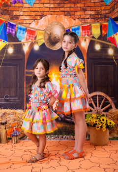 CONJUNTO LETICIA XADREZ COLORIDO na internet