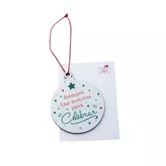 Adornito Navidad con Frase