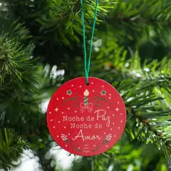 Adornito Navidad con Frase - Flores Amarillas Marce