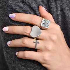 Anillo Acero Diana