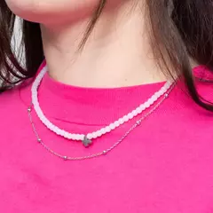 Collar Acero Cintia - Flores Amarillas Marce