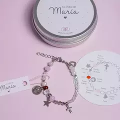 Pulsera Vida de María - Flores Amarillas Marce