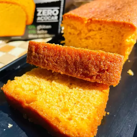Bolo de Fubá Sem Glúten Sem Açúcar Sem Leite Sem Lactose Belive