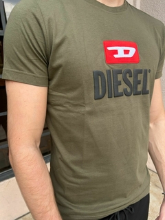 #REMERA OLIVE NIGHT# DIESEL - tienda online