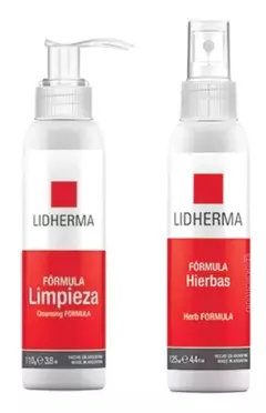 Kit Emulsión De Limpieza + Loción De Hierbas Lidherma