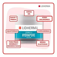Imagen de Crema/Gel Crema Gel Lidherma Hydrapore 50g