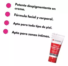 Crema Lidherma Blanqueadores Fórmula Despigmentante De 50g - Insumos LF