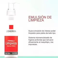 Emulsión Limpieza + Loción Hierbas + Hidrosomas Lidherma - comprar online