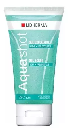 Gel Exfoliante Para Limpieza Facial Diaria Aquashot Lidherma