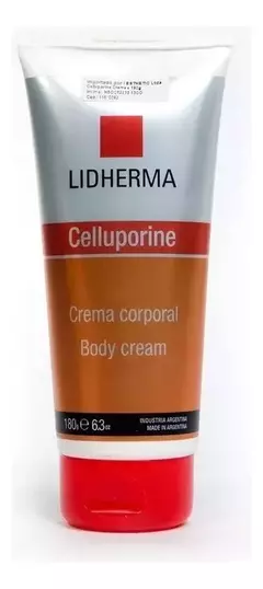 Celluporine - Lidherma - Crema Anticelulítica Tipo De Envase Pomo Fragancia Celluporine