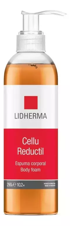 Cellu Reductil Lidherma Espuma Baño Reductora Anticelulitis Tipo De Envase Con Bomba Fragancia