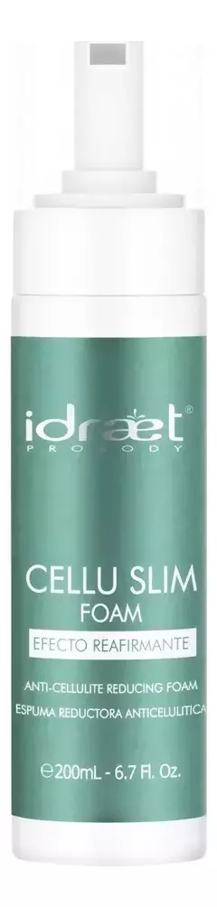 Idraet Cellu Slim Foam Espuma Reductora Anticelulitica 200ml