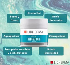 Crema/Gel Crema Gel Lidherma Hydrapore 50g - Insumos LF