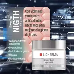 Silver Age Day Cream Lidherma Crema Hidratante De Dia Que Repone Calcio Y Vitamina D en internet