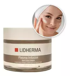 Crema Facial Con Ácido Hialurónico Plasma Infusión Lidherma - comprar online