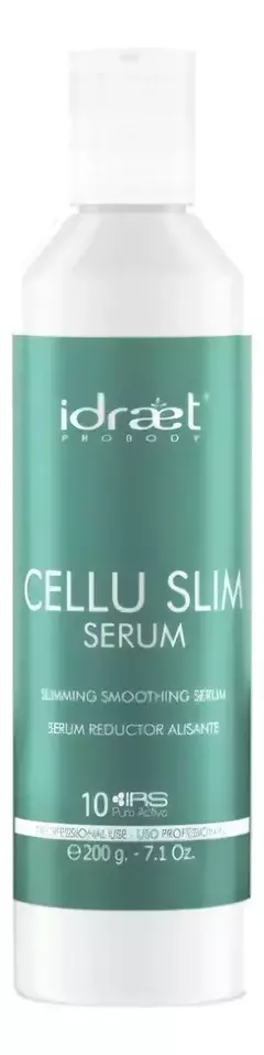 Irs10 Cellu Slim Serum Reductor Alisante Aparatologia Idraet