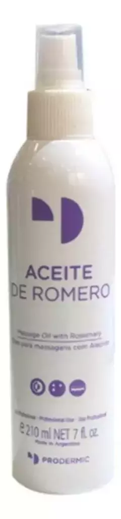 Aceite De Romero Prodermic Con Romero 210 Ml