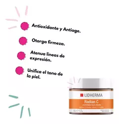 Crema Lightening Face Cream Lidherma Radian C - Insumos LF