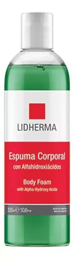 Lidherma Espuma Corporal Gel Jabonoso Celulitis Flaccidez