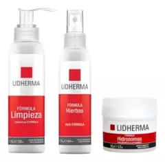 Emulsión Limpieza + Loción Hierbas + Hidrosomas Lidherma
