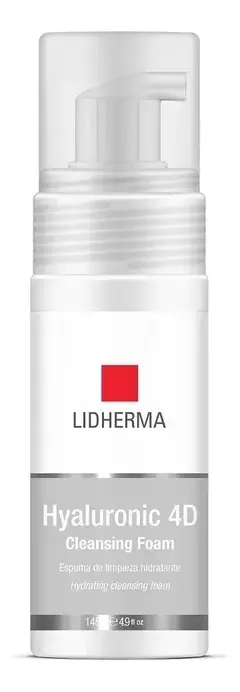 Lidherma Hyaluronic 4d Cleansing Foam Espuma Limpieza Facial