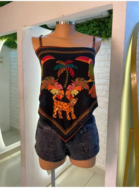 Cropped Lenço - comprar online