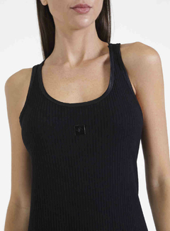 VESTIDO CANELADO P PRETO na internet