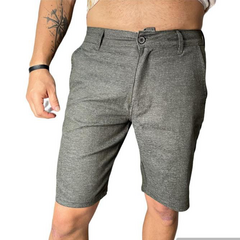 BERMUDA S KING 40 MESCLA VERDE MILITAR BOLSO FACA 00045