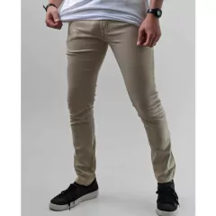 CALÇA S KING 38 KAKI SLIM 00101