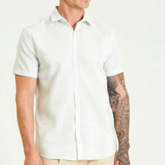 CAMISA MC FORUM XG VERDE CLARO LISTRAS 03593