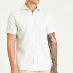CAMISA MC FORUM XG VERDE CLARO LISTRAS 03593