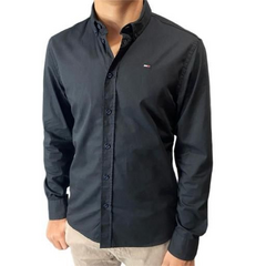 CAMISA ML TOMMY M SLIM PRETA 06785