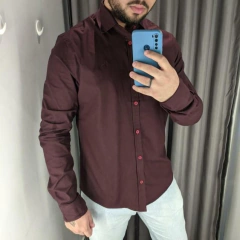 CAMISA ML ACOST P BORDO 1101002