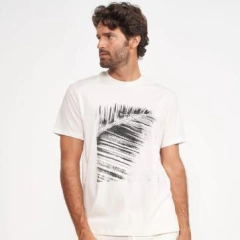 CAMISETA E COLCCI P LINHO BEGE 11045