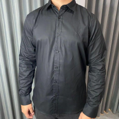 CAMISA ML ACOST M PRETO TRICOLINE FIO 50 120001006