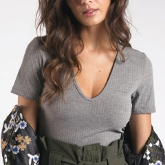 BLUSA CANELADA COLCCI G MESCLA 13110