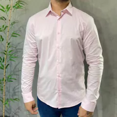 CAMISA ML KING G SLIM ROSA CLARO 20201