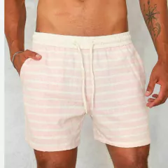 SHORT B KING 42 ROSA CL LISTRADO LINHO 21108
