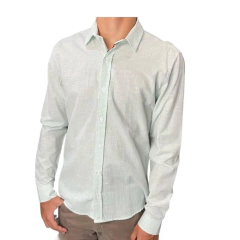 CAMISA ML KING M VERDE CLARO SLIM 21209