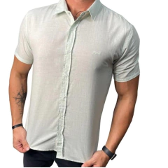 CAMISA MC KING GG VERDE CLARO SLIM 21210