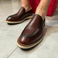 SAPATO WALKER LOAFER 41 CAFE BOS0141 - comprar online