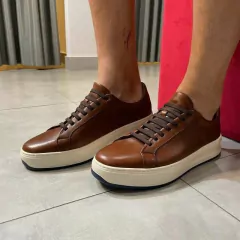 TENIS CASUAL WALKER 39 MARROM VIP011