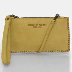 BOLSA COLCCI ENVELOPE AMARELA 11176